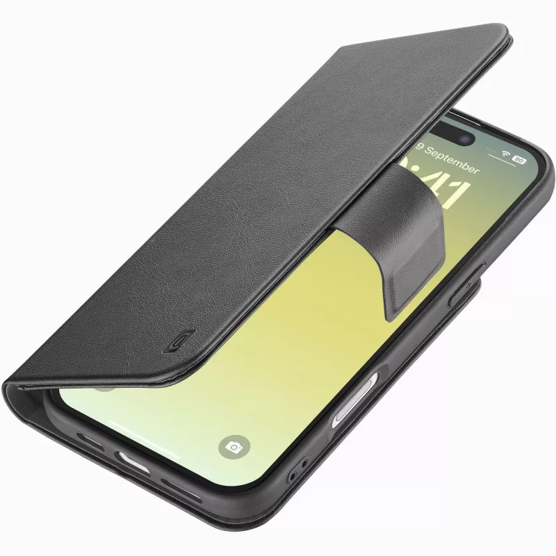 Cellularline Book Agenda - iPhone Air ādas imitācijas grāmatiņas maciņš ar magnētisku aizdari