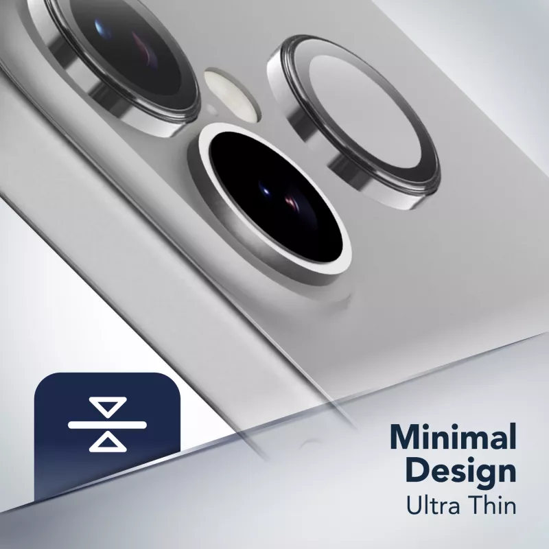 Cellularline Camera Lens Ring - iPhone 17 Rūdīta stikla kameras aizsardzība