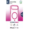 Cellularline Iconic Mag - iPhone Air caurspīdīgs vāciņš ar krāsainām malām, saderīgs ar Magsafe ekosistēmu
