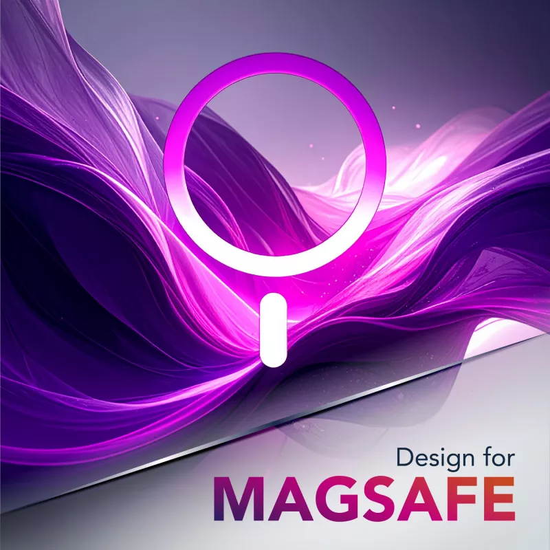 Cellularline Iconic Mag - iPhone Air caurspīdīgs vāciņš ar krāsainām malām, saderīgs ar Magsafe ekosistēmu