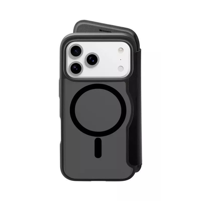 Cellularline Daily Mag - iPhone 17 Pro Book cover with semi-transparent hard back Saderīga with Magsafe® ecosystem