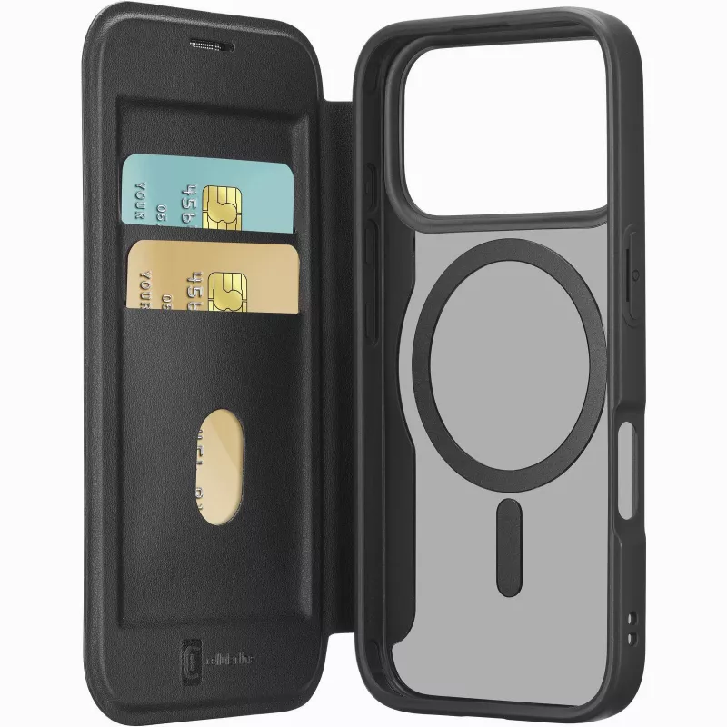 Cellularline Daily Mag - iPhone 17 Pro Book cover with semi-transparent hard back Saderīga with Magsafe® ecosystem