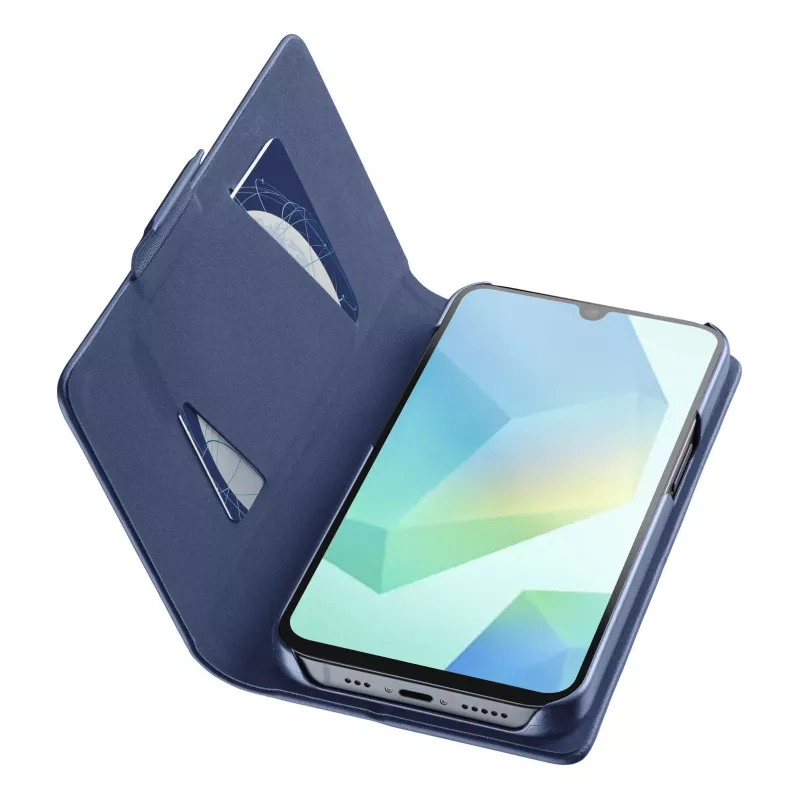 Cellularline Book - Galaxy A17 grāmatveida maciņš, Folio, Samsung, Galaxy A17, 17 cm (6.7 collas), zils