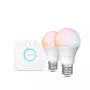 Philips Hue balta and colour ambience Essential starter komplekts: 2 viedās E27 spuldzes (806 lm)