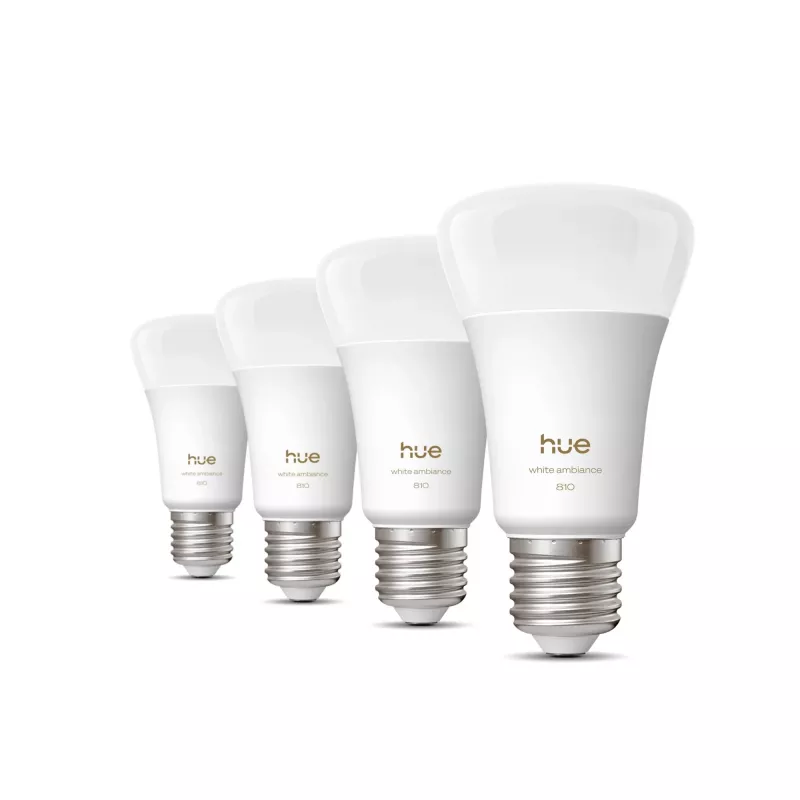Viedā spuldze Philips Hue balta ambience A60 E27 6W Bluetooth Zigbee