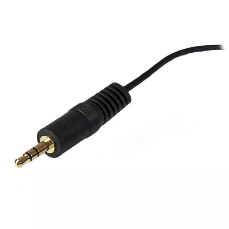 StarTech.com 12 pēdu datora skaļruņu pagarinājuma audio kabelis, 3,5 mm, vīr., 3,5 mm, siev., 3,7 m, melns