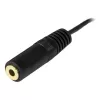 StarTech.com 12 pēdu datora skaļruņu pagarinājuma audio kabelis, 3,5 mm, vīr., 3,5 mm, siev., 3,7 m, melns