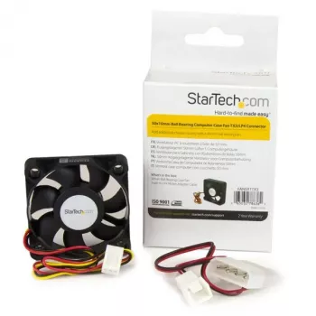 StarTech.com 50x10mm maiņas lodīšu gultņu datora korpusa ventilators ar TX3/LP4 savienotāju