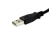 StarTech.com 1 pēdu paneļa montāžas USB kabelis A uz A - M/S, 0,3 m, USB A, USB A, USB 2.0, vīrišķais/sievišķais, melns