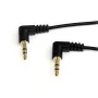 StarTech.com 6 pēdu plāns 3,5 mm leņķveida stereo audio kabelis – vīr./vīr.