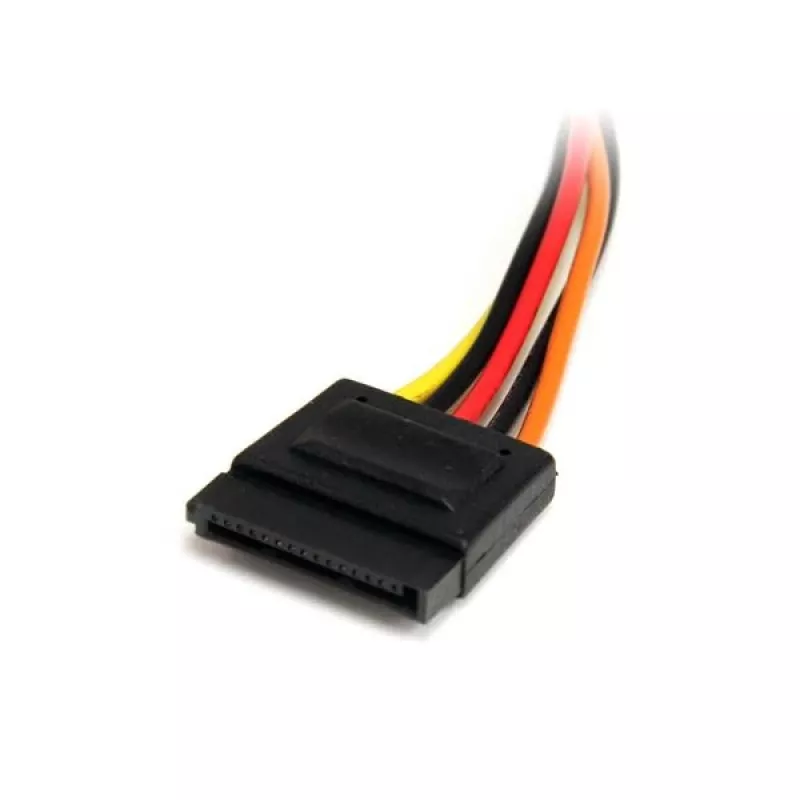 StarTech.com 8 collu 15 kontaktu SATA strāvas pagarinātāja kabelis, 0,2032 m, vīrietis, sieviete, daudzkrāsains, 17 g, 125 mm
