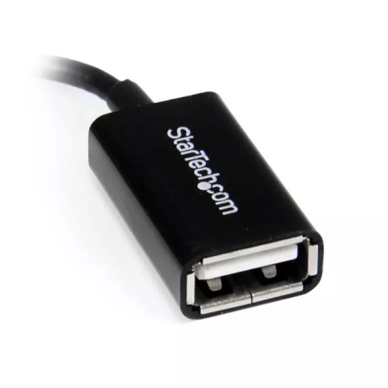 StarTech.com 5in taisnleņķa Micro USB uz USB OTG resursdatora adapteris, vīr./sie.