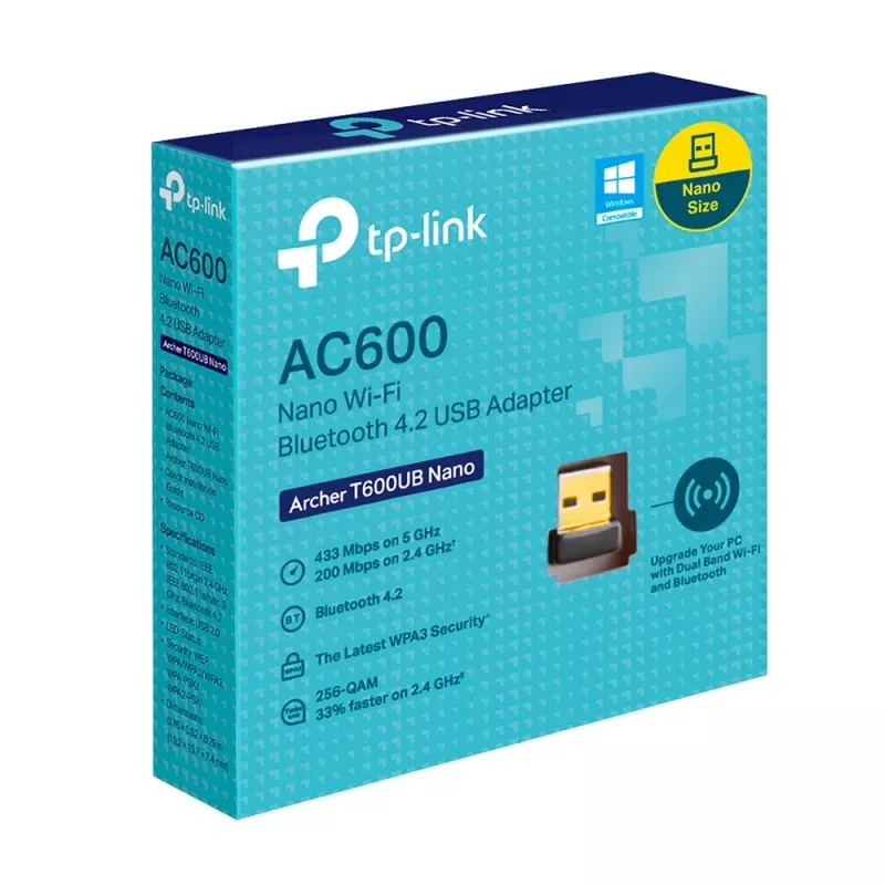 TP-Link ARCHER T600UB NANO tīkla karte WLAN 433 Mbit/s