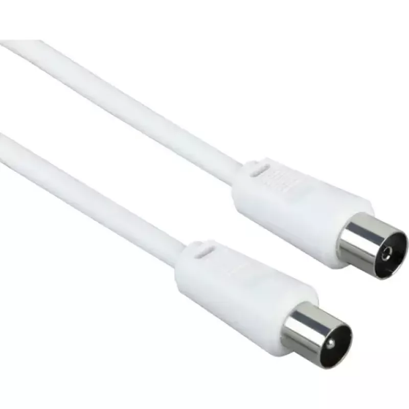 Koaksiālais kabelis Schwaiger 5,0 m IEC – IEC 5 m, balts
