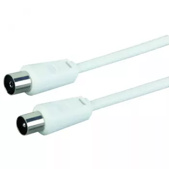 Koaksiālais kabelis Schwaiger 5,0 m IEC – IEC 5 m, balts