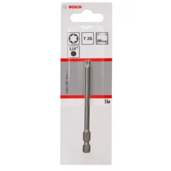 Skrūvgrieža uzgalis Bosch 2607001654 T25 īpaši ciets 89 mm