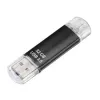 Hama Laeta Twin, 32 GB USB zibatmiņa USB Type-A / Micro-USB 3.2 Gen 1 (3.1 Gen 1) melna