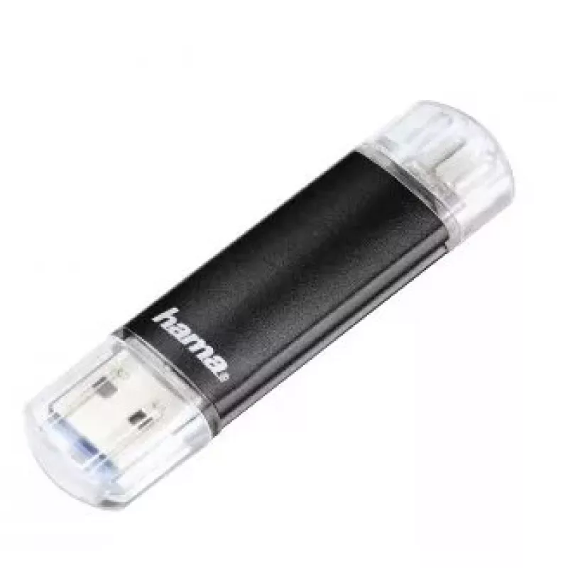 Hama Laeta Twin, 32 GB USB zibatmiņa USB Type-A / Micro-USB 3.2 Gen 1 (3.1 Gen 1) melna