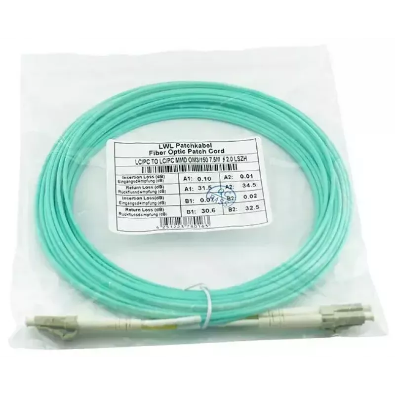 InfiniBand optiskās šķiedras kabelis BlueOptics 050502T512000005M 5 m 2x LC LC/UPC