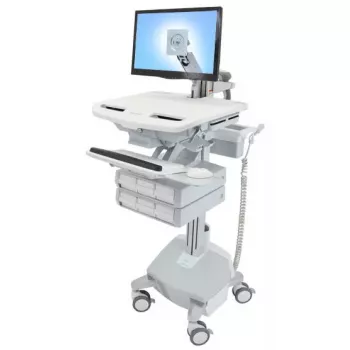 Multivides ratiņi Ergotron StyleView Alumīnija pelēks balts