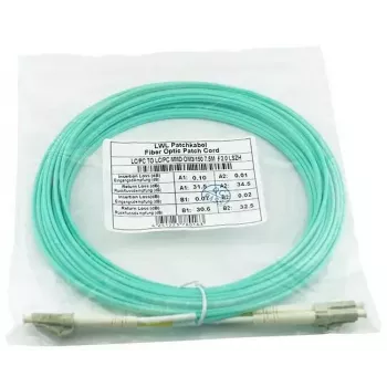 BlueOptics InfiniBand optiskais šķiedras kabelis 10m 2x LC LC/APC Zaļš