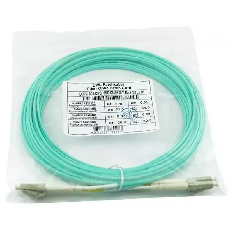 BlueOptics SFP3131EU0.5MK InfiniBand optiskās šķiedras kabelis 0,5 m LC Aqua