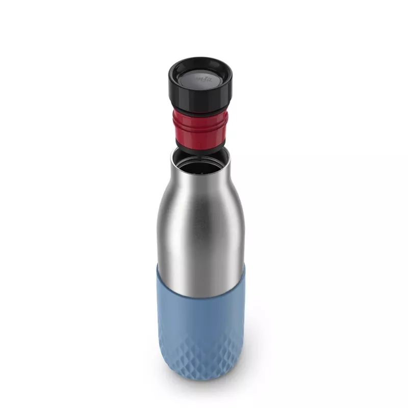EMSA Bludrop Sleeve N3110700 dzeramā pudele Fitness, Sports 500 ml Nerūsējošais tērauds Zila, Nerūsējošais tērauds