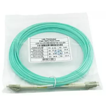 BlueOptics SFP3131EU1MK InfiniBand optiskās šķiedras kabelis 1m LC Aqua OM3
