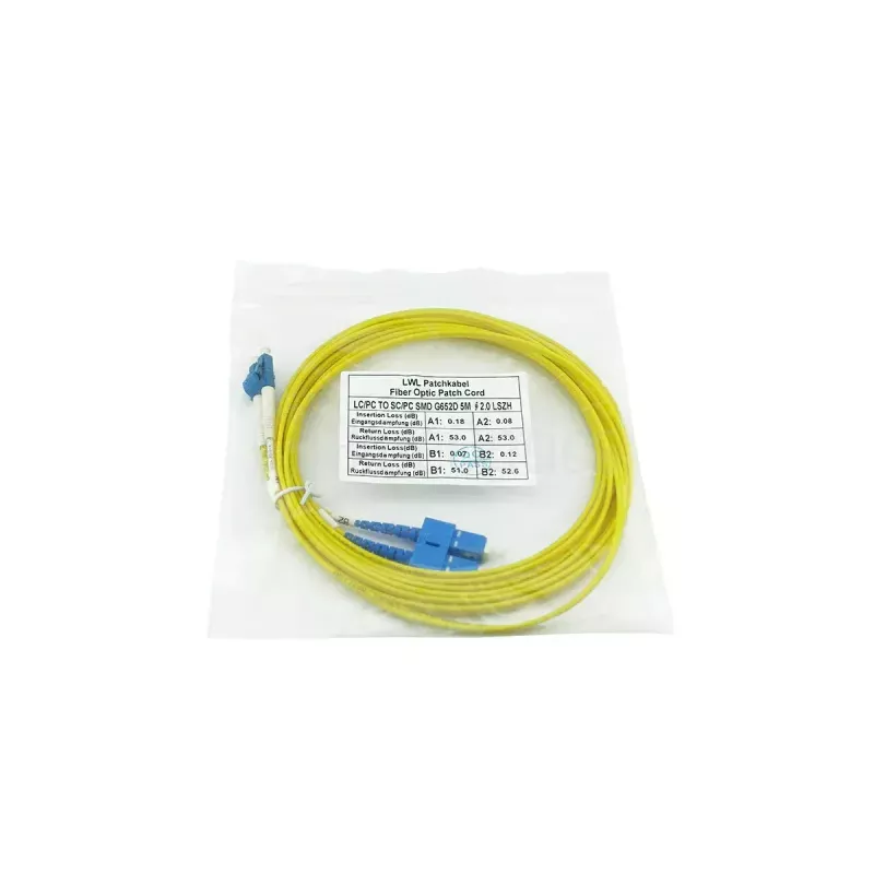 BlueOptics CAB-SMF-LC-SC-7.5-BO InfiniBand optiskās šķiedras kabelis 7,5 m 2x LC LC/APC
