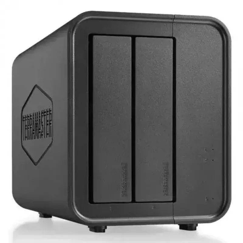Diska masīvs TerraMaster D2-320 2 disku HDD SSD kompakts galda