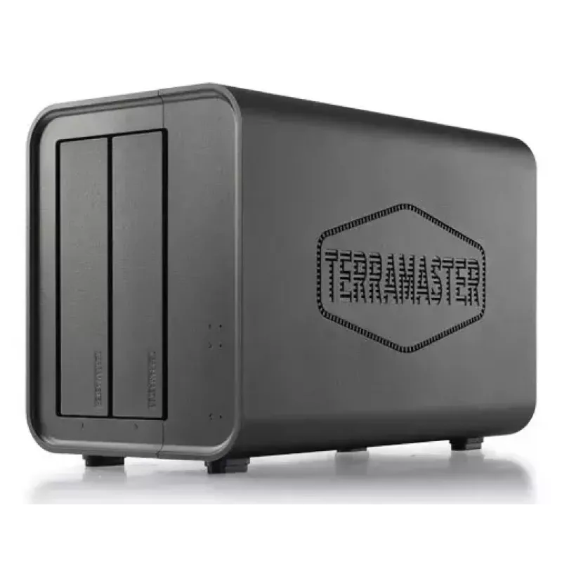 Diska masīvs TerraMaster D2-320 2 disku HDD SSD kompakts galda