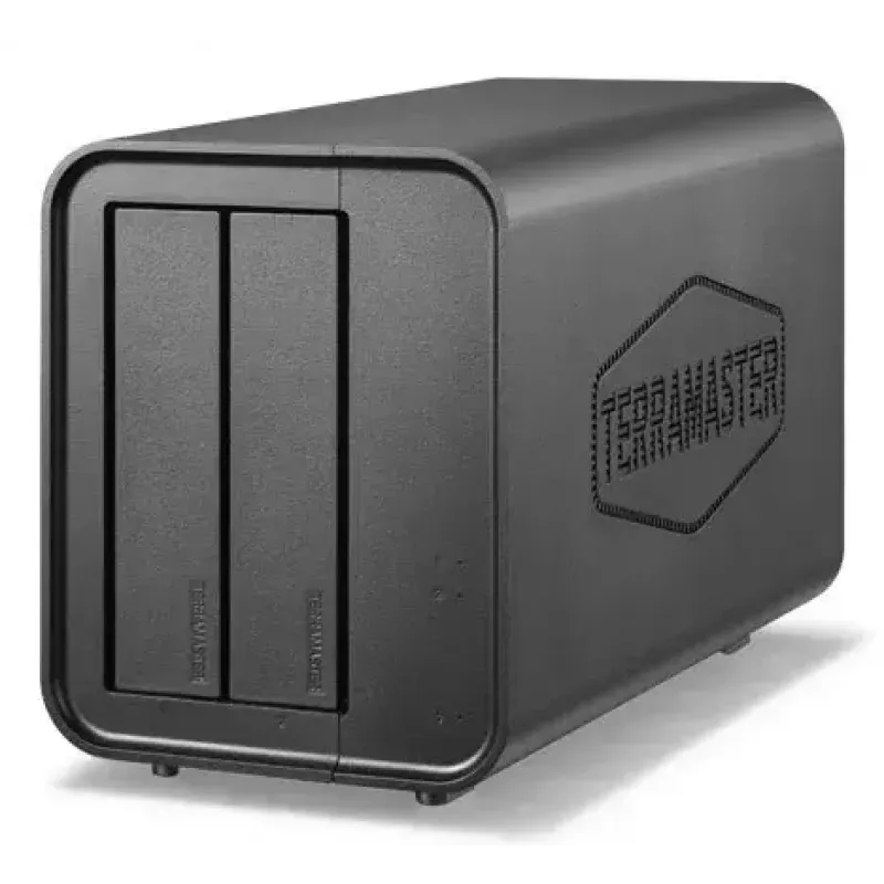 Diska masīvs TerraMaster D2-320 2 disku HDD SSD kompakts galda