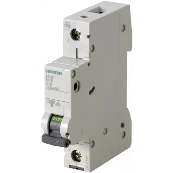 Siemens 5SL6106-6 ķēdes pārtraucējs Miniatūrais ķēdes pārtraucējs B tips 1