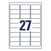 Pašlīmējošā printera etiķete AVERY L4737REV-65 Balta 6,35x2,96 cm