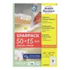 Pašlīmējošā printera etiķete AVERY L4737REV-65 Balta 6,35x2,96 cm