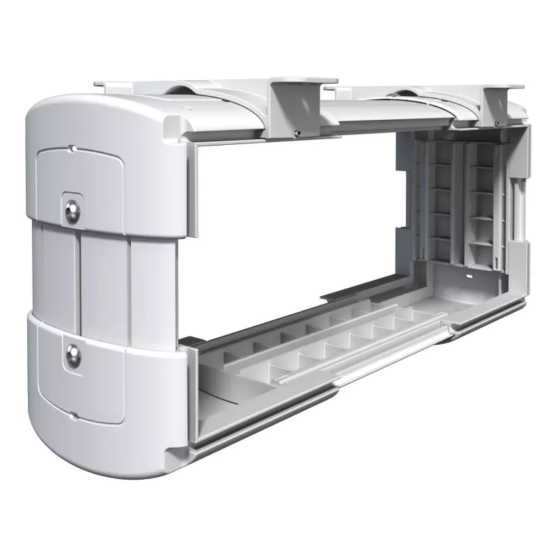 Dataflex Viewlite datora turētājs - galds 100, 30 kg, ABS sintētika, Balts