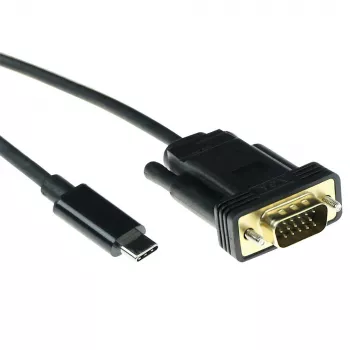 USB Type C uz VGA pārveidotāja kabelis ACT SB0032 2 metri