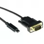 USB Type C uz VGA pārveidotāja kabelis ACT SB0032 2 metri