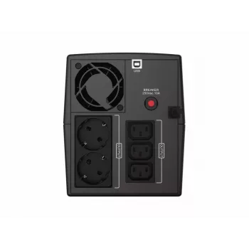 Conceptronic ZEUS08EM 1500VA 900W UPS, IEC, Schuko, Line-Interactive, 1,5 kVA, 900 W, Sinus, 220 V, 240 V