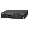 ATEN 4 x 2 True 4K prezentācijas matricas pārslēgs, Multivides prezentācijas matricas pārslēgs, 4096 x 2160 pikseļi, 4096 x 2160, 3840 x 2160, Melna, Metāls, Pogas