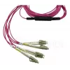BlueOptics EMC CBL-MPO12-4LC-OM4-7M InfiniBand optiskās šķiedras kabelis 7,5 m