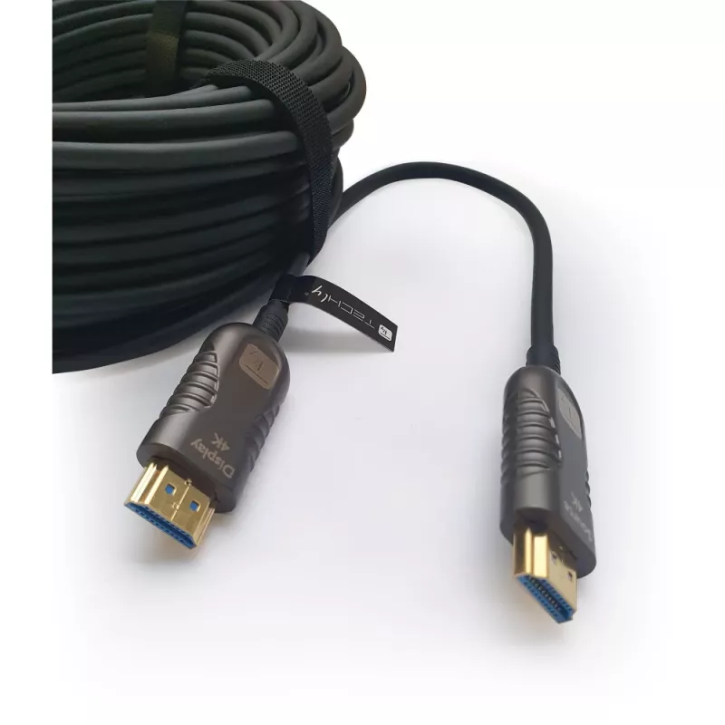 Techly ICOC HDMI-HY2-010 HDMI kabelis 10 m HDMI Type A (Standard) Melns