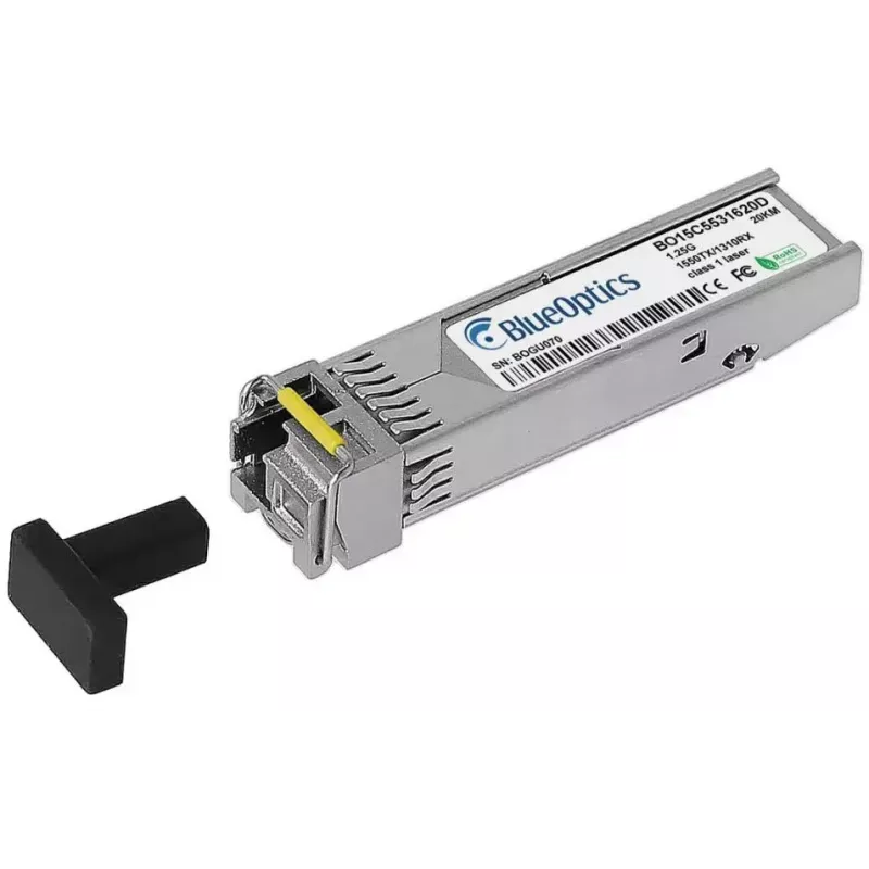 SFP raiduztvērēja modulis BlueOptics SFP-GIG-BB LX/LC EEC-BO optiskās šķiedras 20000 m