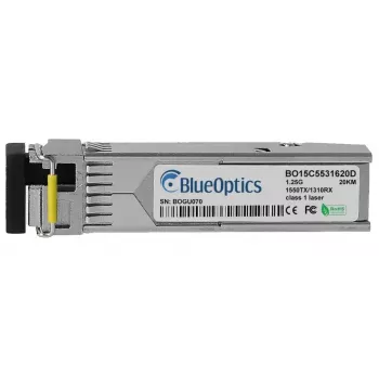 SFP raiduztvērēja modulis BlueOptics SFP-GIG-BB LX/LC EEC-BO optiskās šķiedras 20000 m
