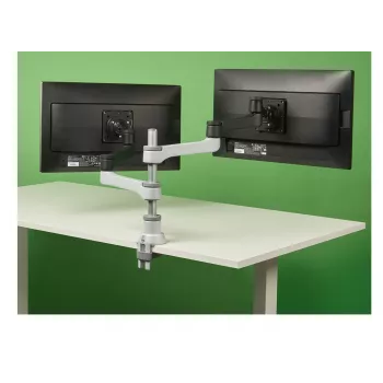 R-Go Tools monitora kronšteins R-Go Zepher Dual, diviem monitoriem, pilnībā regulējams, 0–8 kg kravnesība, 100% apļveida, melns