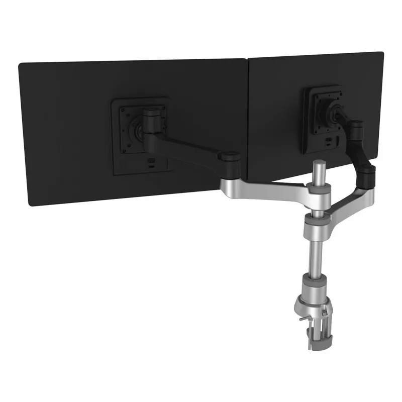 R-Go Tools monitora kronšteins R-Go Zepher Dual, diviem monitoriem, pilnībā regulējams, 0–8 kg kravnesība, 100% apļveida, melns