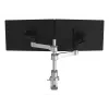 R-Go Tools monitora kronšteins R-Go Zepher Dual, diviem monitoriem, pilnībā regulējams, 0–8 kg kravnesība, 100% apļveida, melns