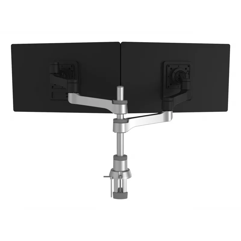 R-Go Tools monitora kronšteins R-Go Zepher Dual, diviem monitoriem, pilnībā regulējams, 0–8 kg kravnesība, 100% apļveida, melns