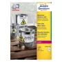 Pašlīmējošā etiķete Avery L4773-100 noapaļots taisnstūris