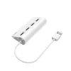 Hama 00200120 saskarnes centrmezgls USB 2.0 480 Mbit/s Balts